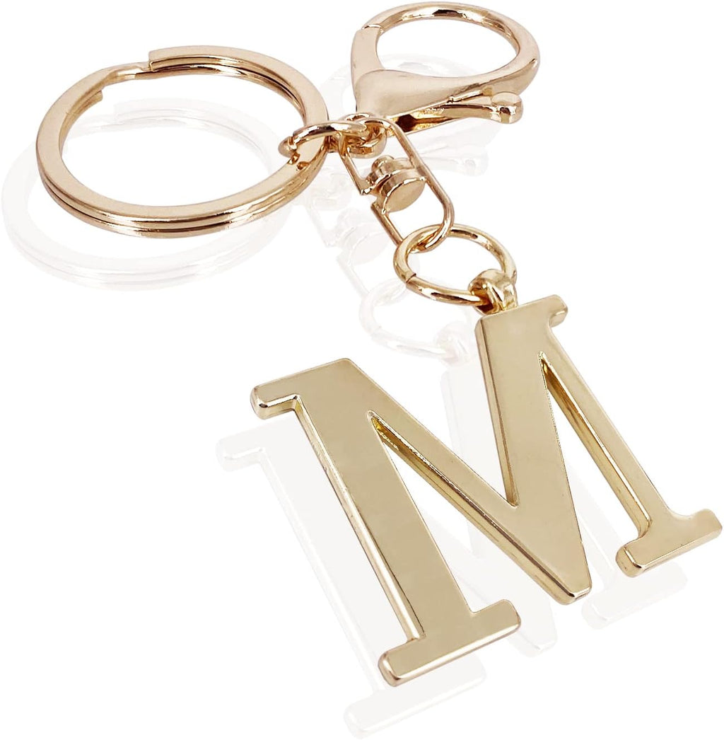 LAXPICOL Initial Letter A-Z Keychain For Women,Bag Purse Backpack Charm