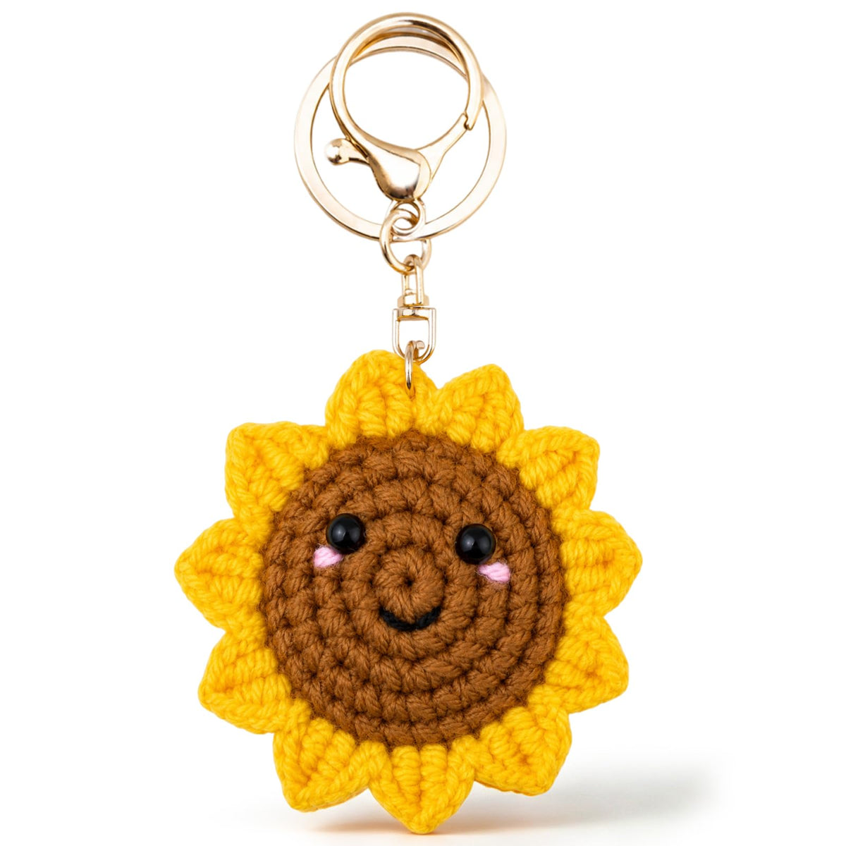 igvean Toast Keychain Heart Keychain Good Luck Gifts Sunflower Gifts