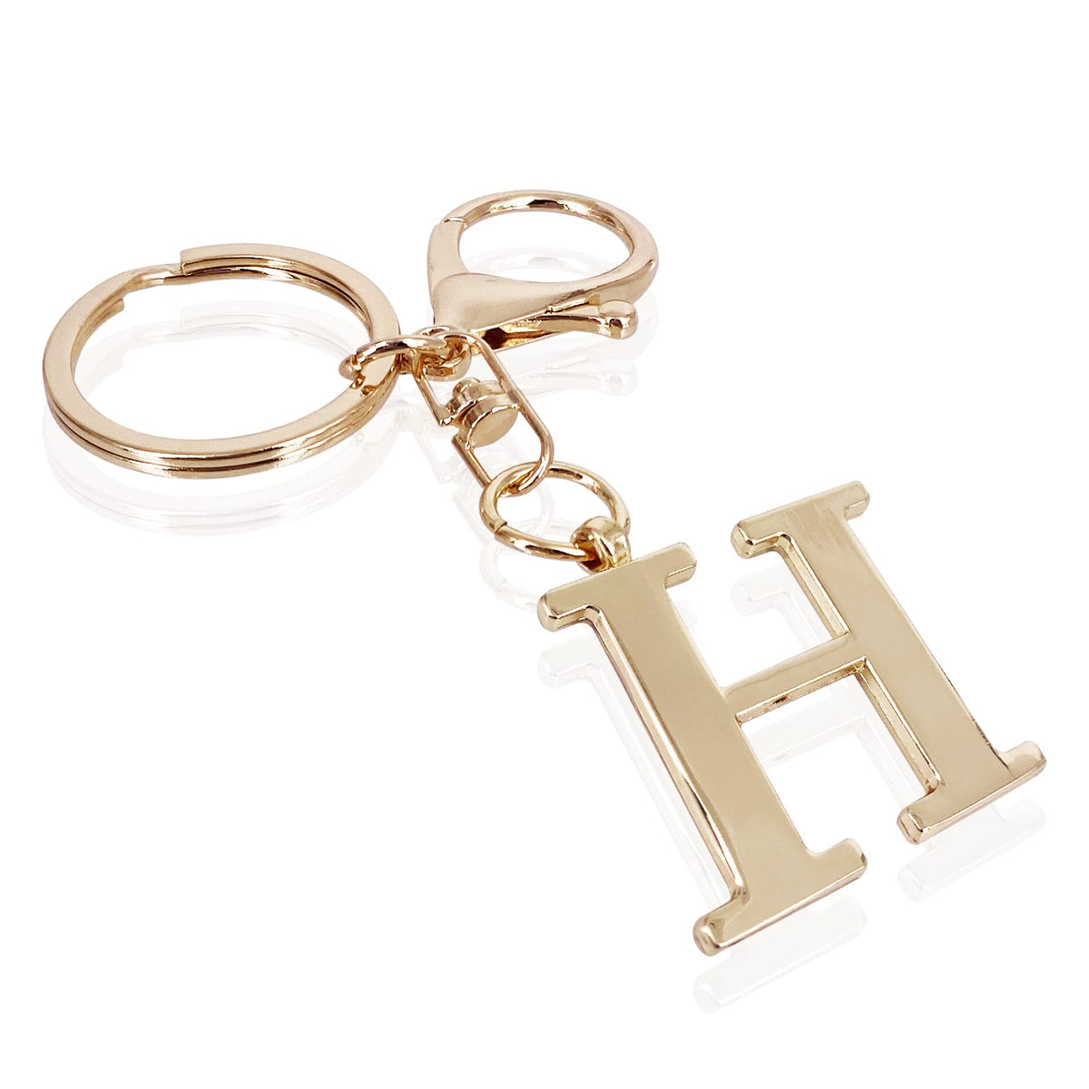 LAXPICOL Initial Letter A-Z Keychain For Women,Bag Purse Backpack Charm
