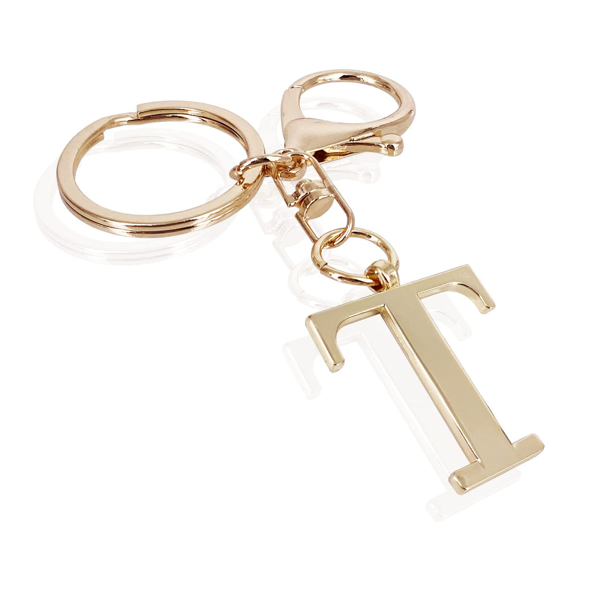 LAXPICOL Initial Letter A-Z Keychain For Women,Bag Purse Backpack Charm