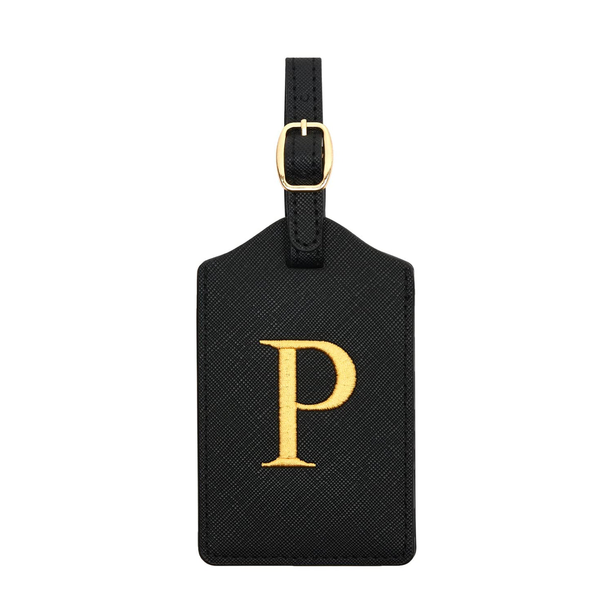 Luggage Tag PU Leather for Suitcase Baggage Handbag Travel Bag Label Suitcase Tag Suitcase Label Tag w. Name Card & Privacy Cover (E)