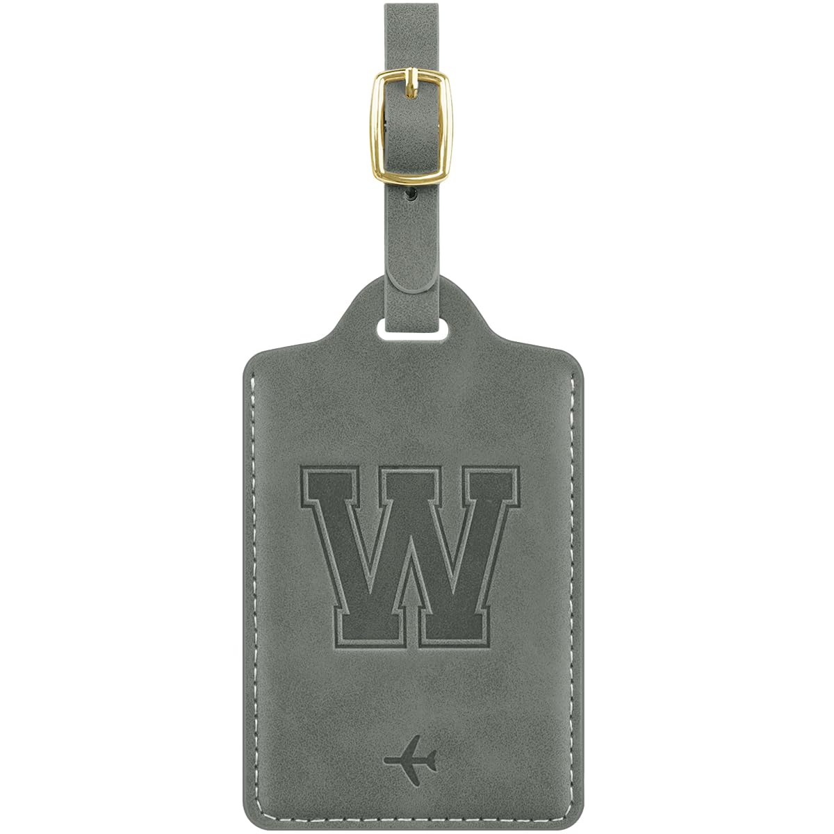 Luggage Tags for Suitcase Personalized Initial Leather Bag Tags