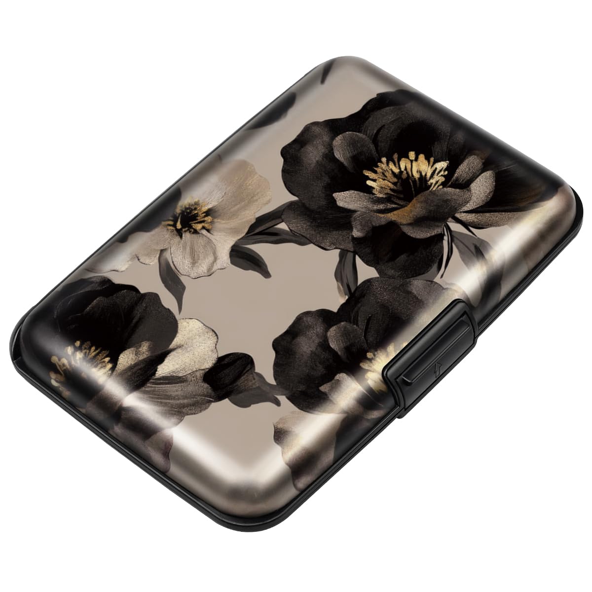 Coco Rossi Credit Card Holder RFID Aluminum Small Mini Wallet Women