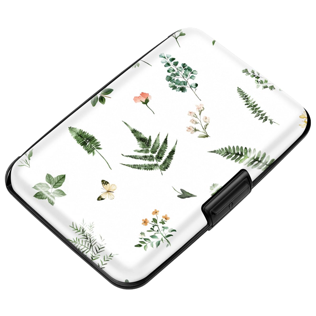Coco Rossi Credit Card Holder RFID Aluminum Small Mini Wallet Women
