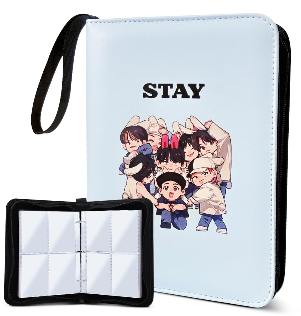 Cute Photocard Binder Cartoon 400 Pockets Photocard Holder Book with Sleeves Photo Album for Lomo Cards