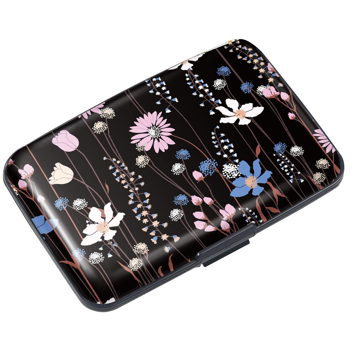 Coco Rossi Credit Card Holder RFID Aluminum Small Mini Wallet Women