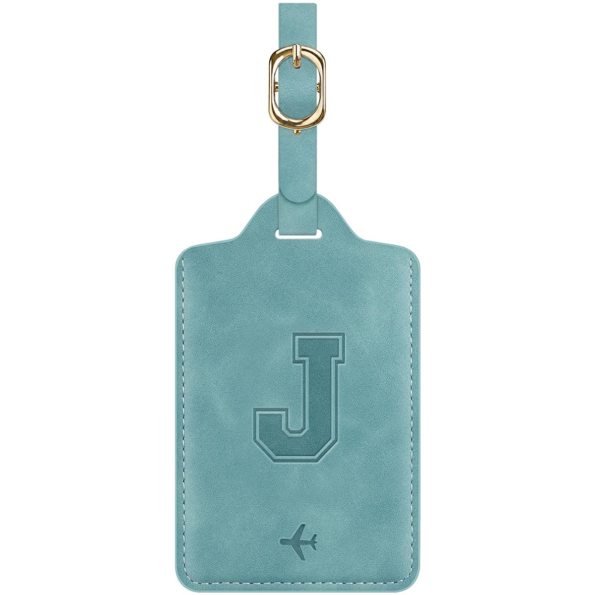 Luggage Tags for Suitcase Personalized Initial Leather Bag Tags