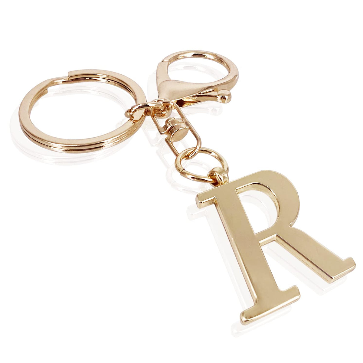 LAXPICOL Initial Letter A-Z Keychain For Women,Bag Purse Backpack Charm