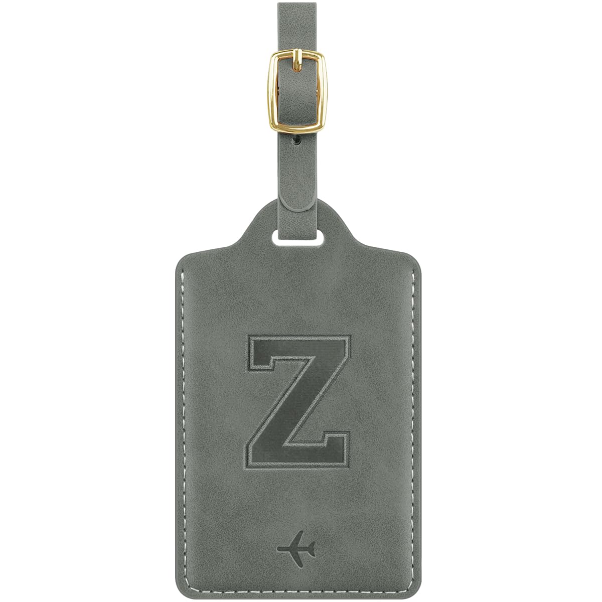 Luggage Tags for Suitcase Personalized Initial Leather Bag Tags