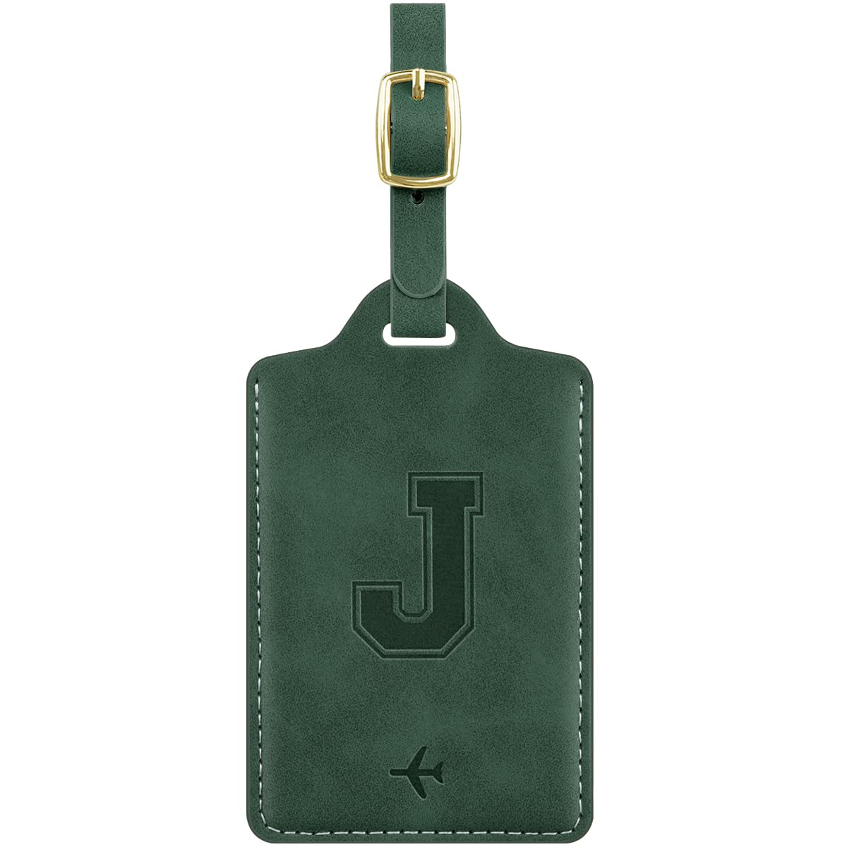 Luggage Tags for Suitcase Personalized Initial Leather Bag Tags