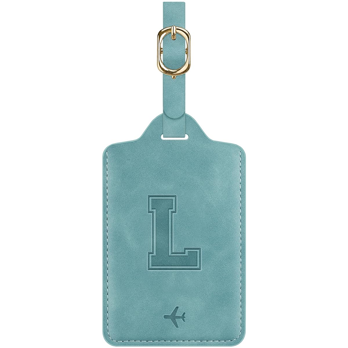 Luggage Tags for Suitcase Personalized Initial Leather Bag Tags