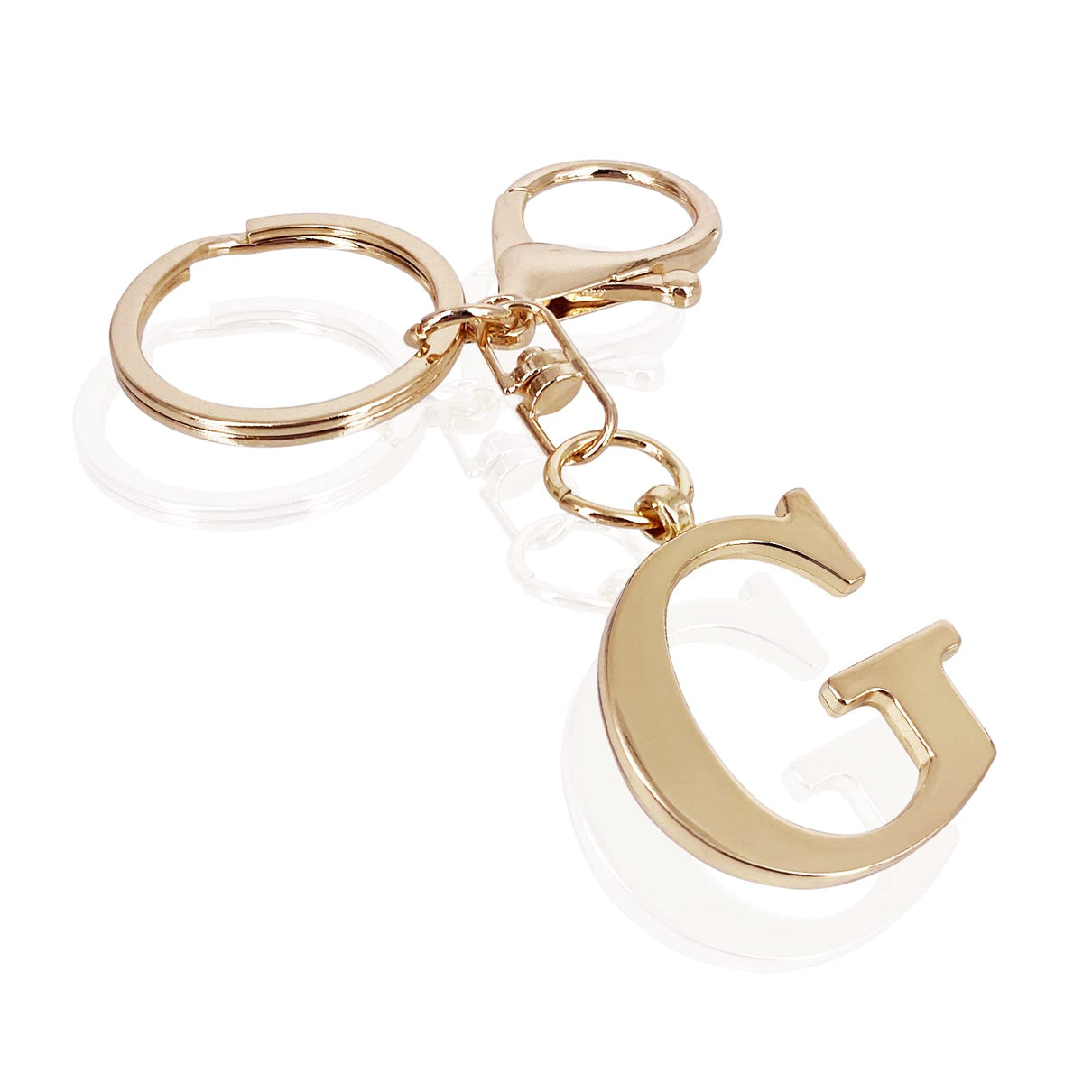 LAXPICOL Initial Letter A-Z Keychain For Women,Bag Purse Backpack Charm