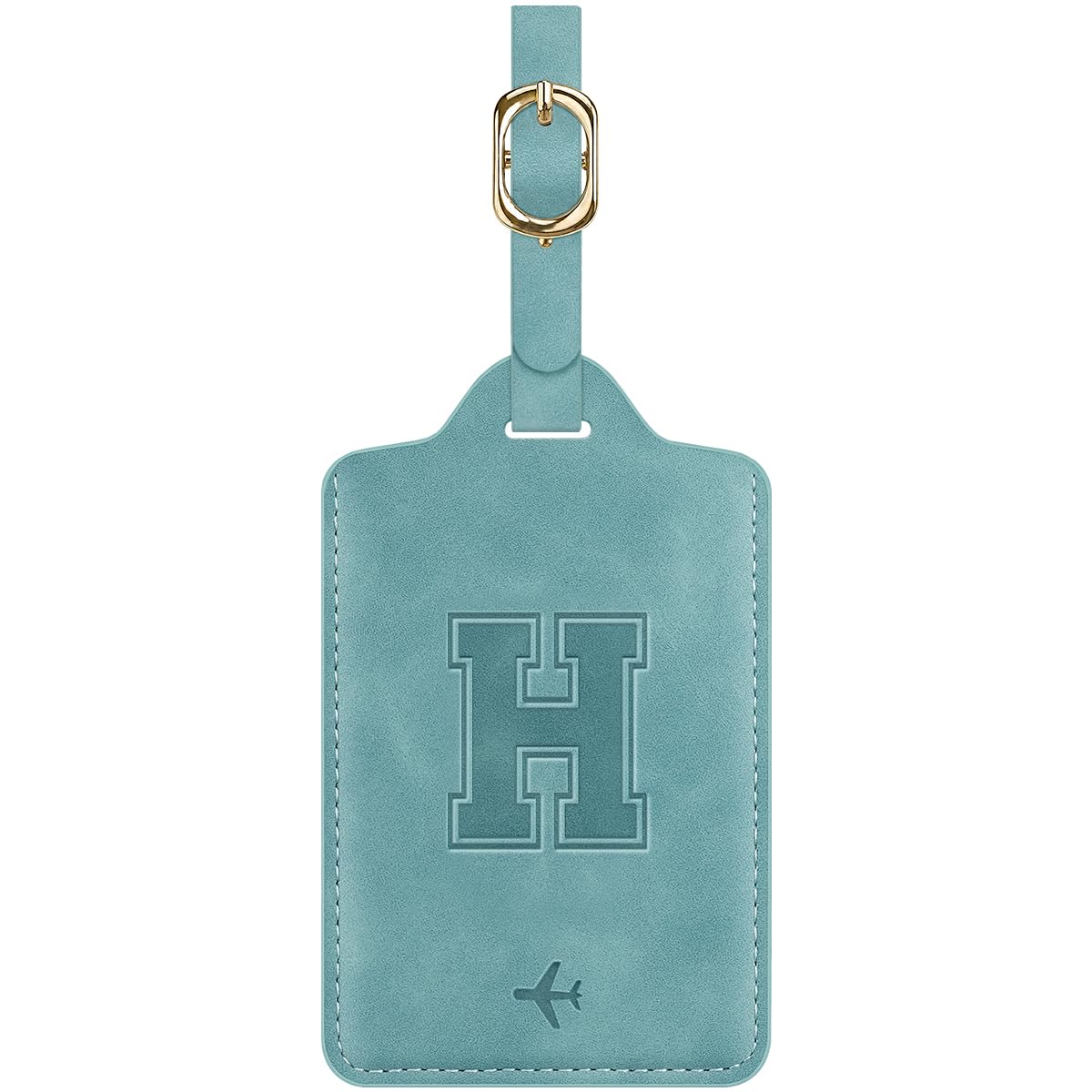 Luggage Tags for Suitcase Personalized Initial Leather Bag Tags