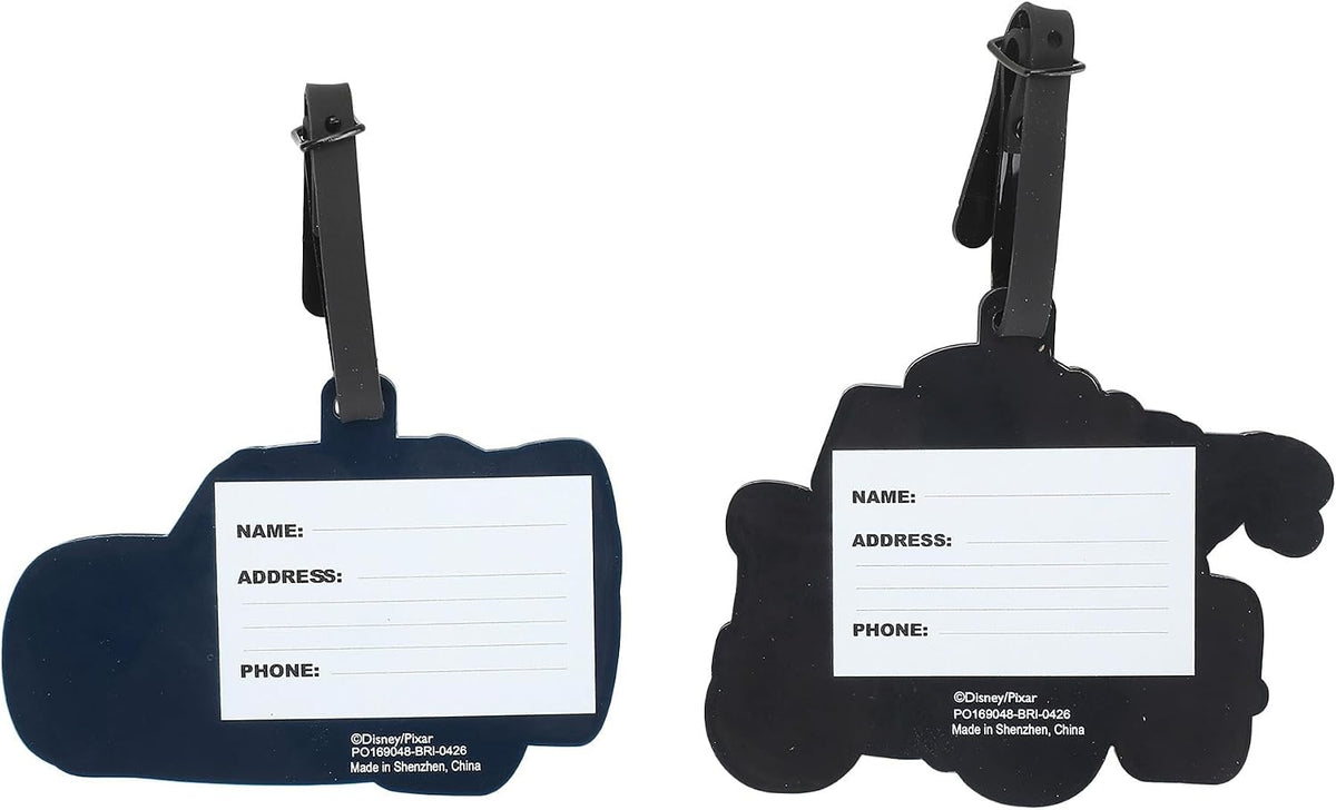 Cars Lightning McQueen and Mater 2pk Luggage Tags for Travel and Everyday Use