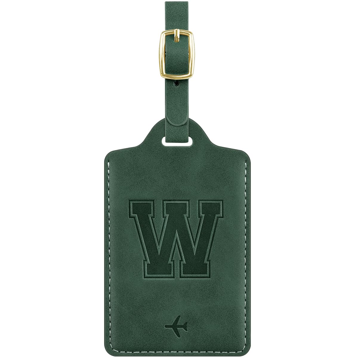 Luggage Tags for Suitcase Personalized Initial Leather Bag Tags