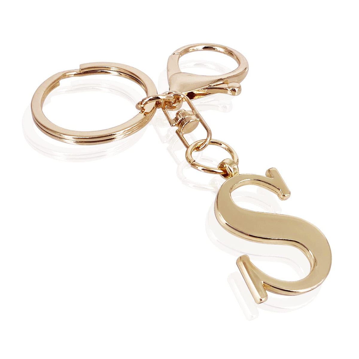 LAXPICOL Initial Letter A-Z Keychain For Women,Bag Purse Backpack Charm