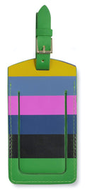 kate spade new york Leatherette Luggage Tag, Enchanted Stripe