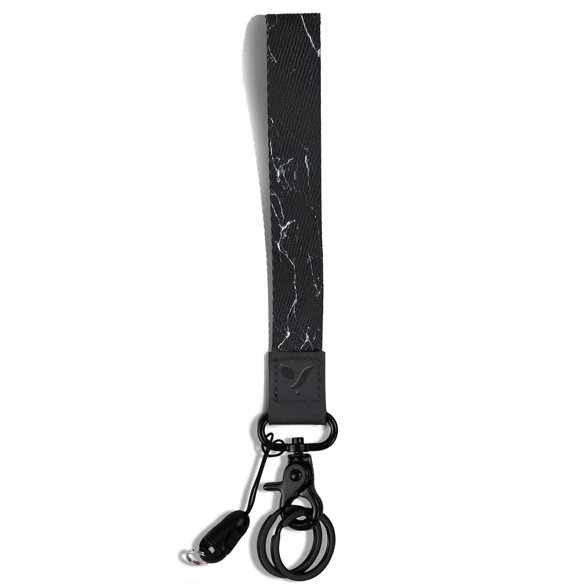 Yiflin Cute Wrist Lanyard for Keys, Keychain, Wallet, Id Holder, Cell Phone, Wristlet Lanyard Key Chain Holder（Black Leopard）