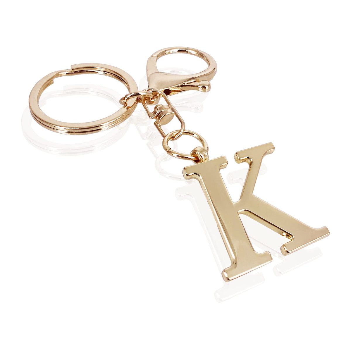 LAXPICOL Initial Letter A-Z Keychain For Women,Bag Purse Backpack Charm