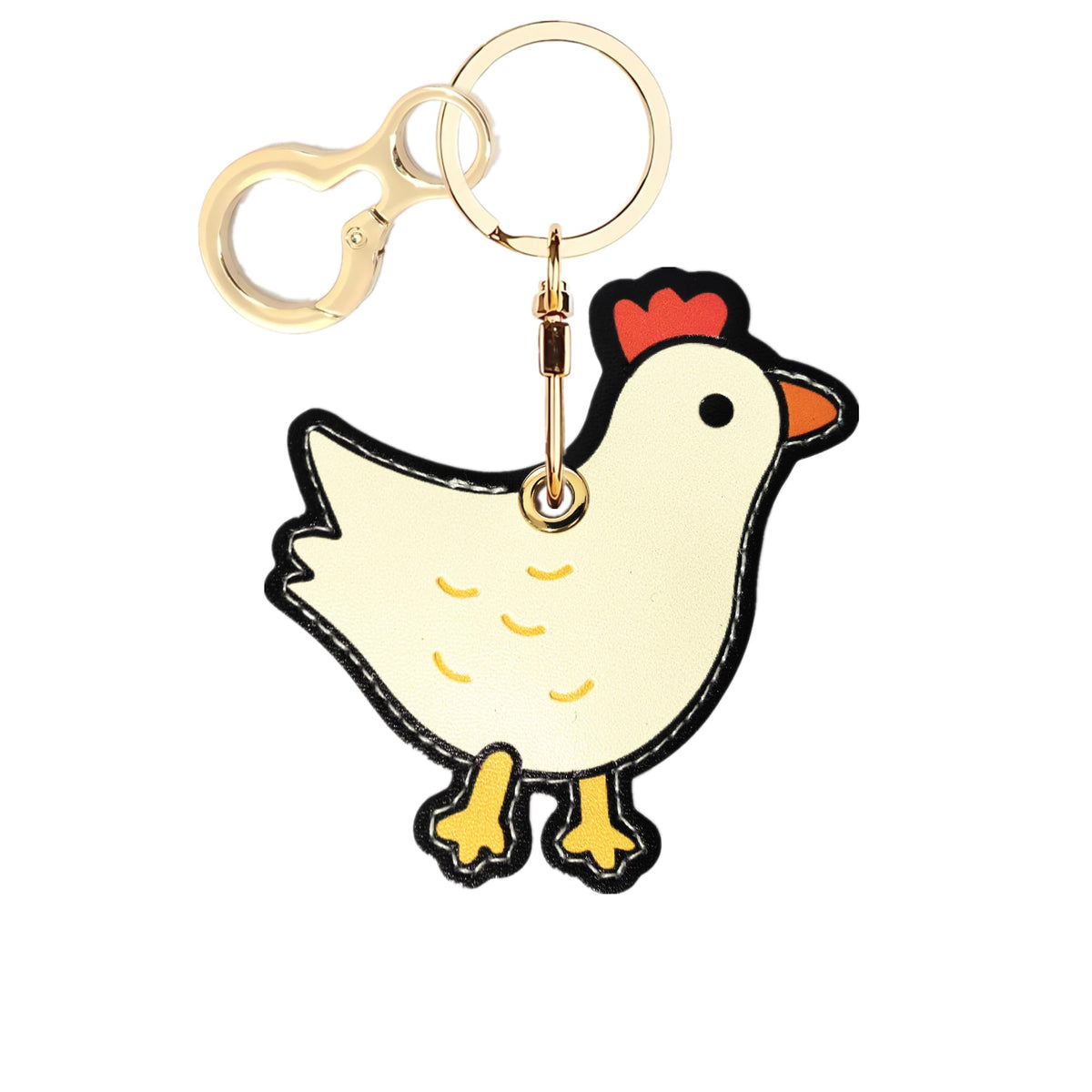 Leather Keychain holder Protective Case Compatible with Apple AirTag