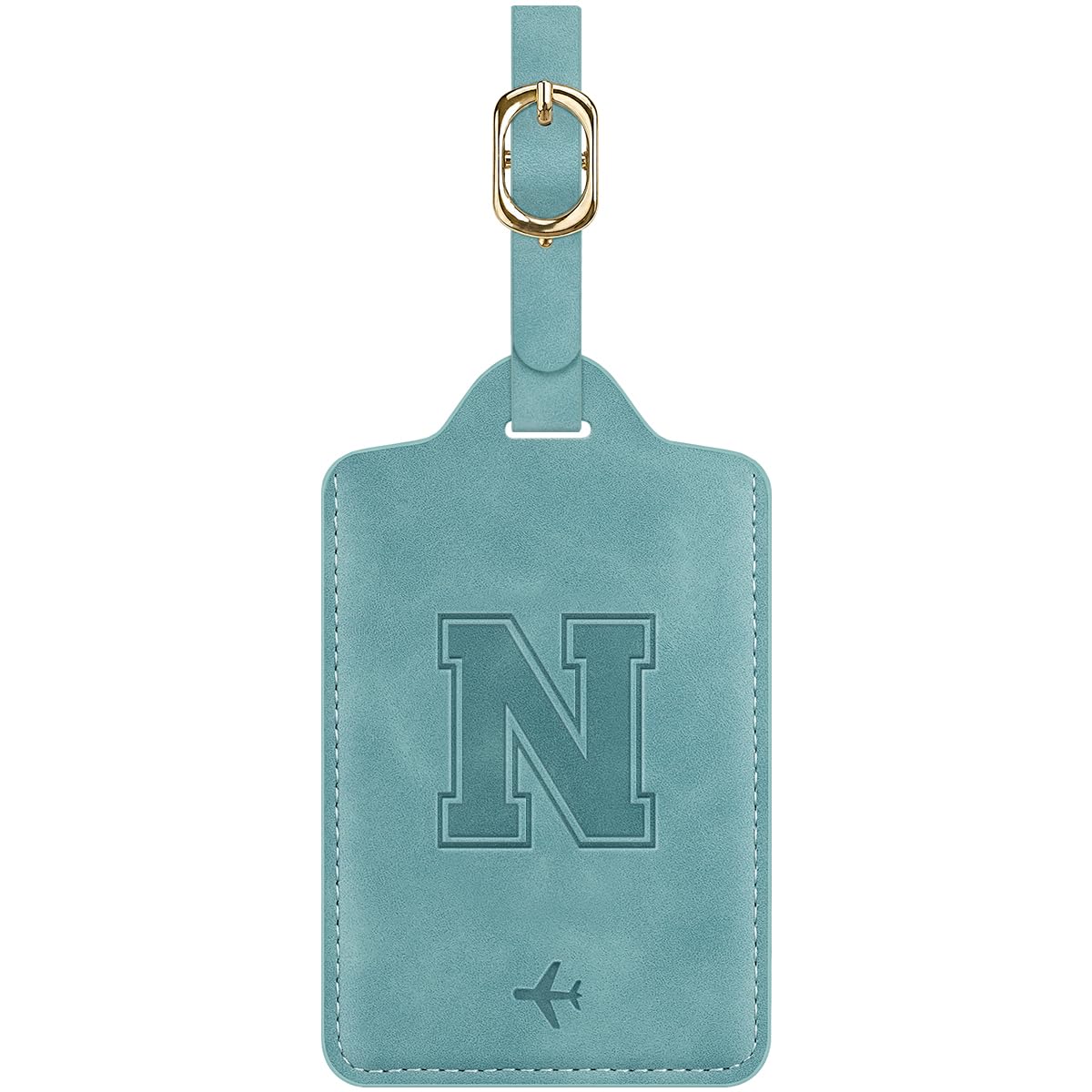Luggage Tags for Suitcase Personalized Initial Leather Bag Tags