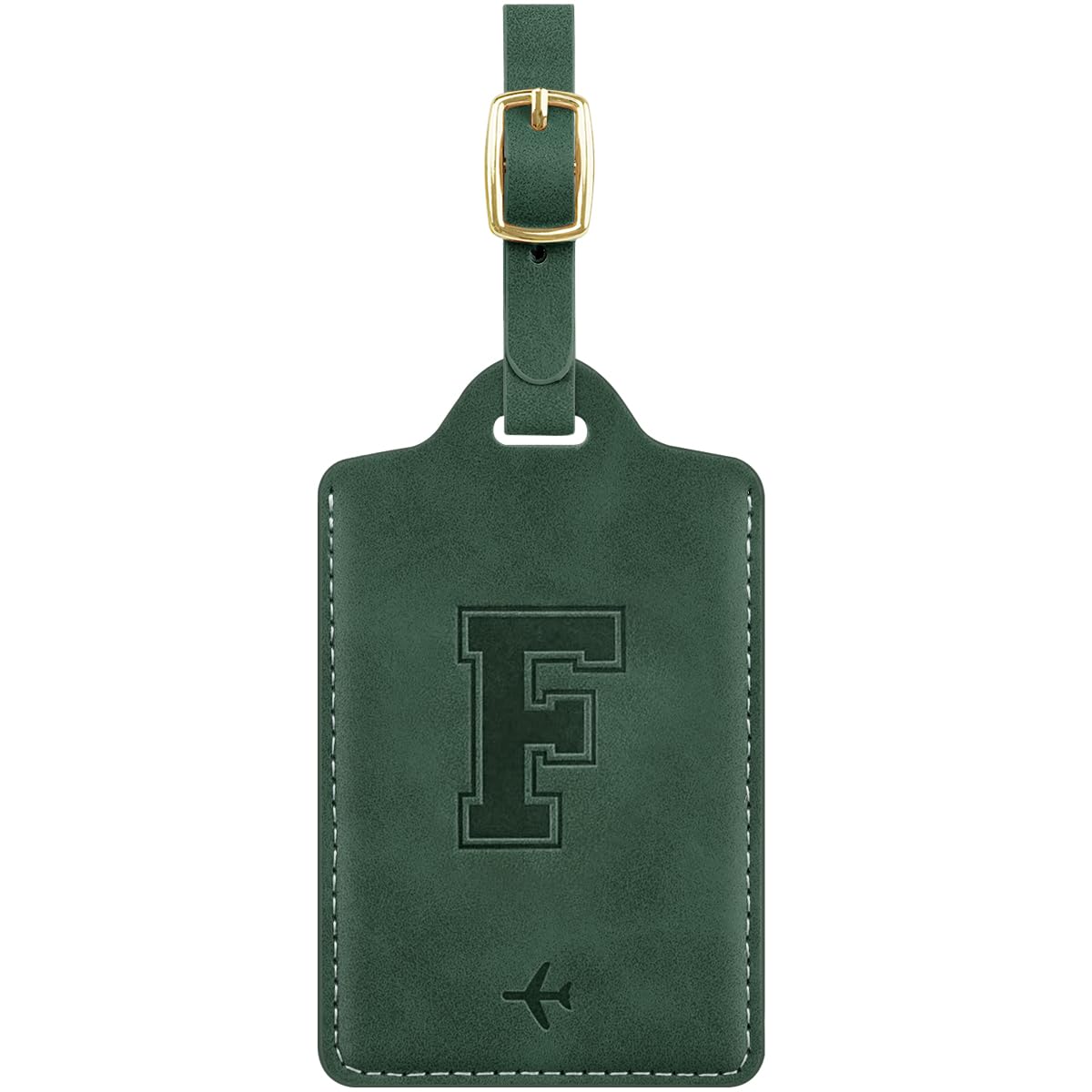 Luggage Tags for Suitcase Personalized Initial Leather Bag Tags