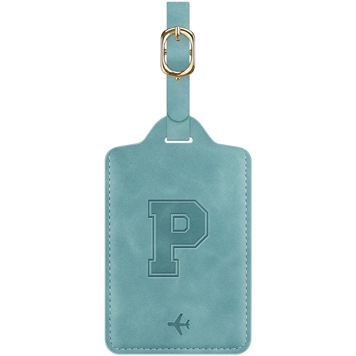 Luggage Tags for Suitcase Personalized Initial Leather Bag Tags