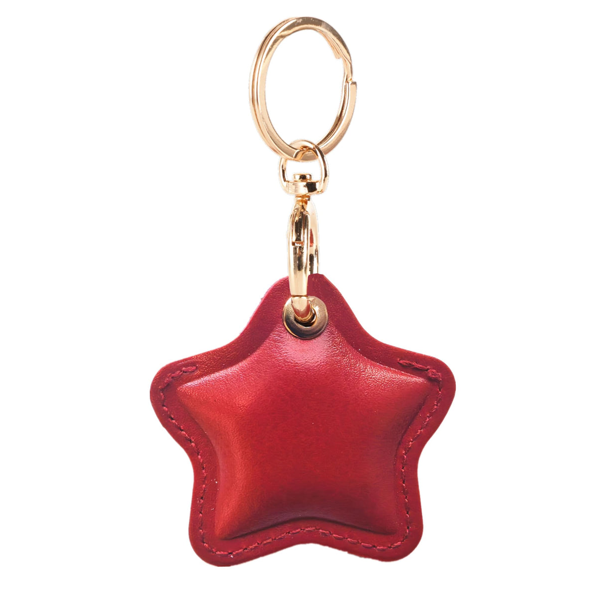 BORKUANA PU Leather Keychain Holder Protective Case Compatible with AirTag