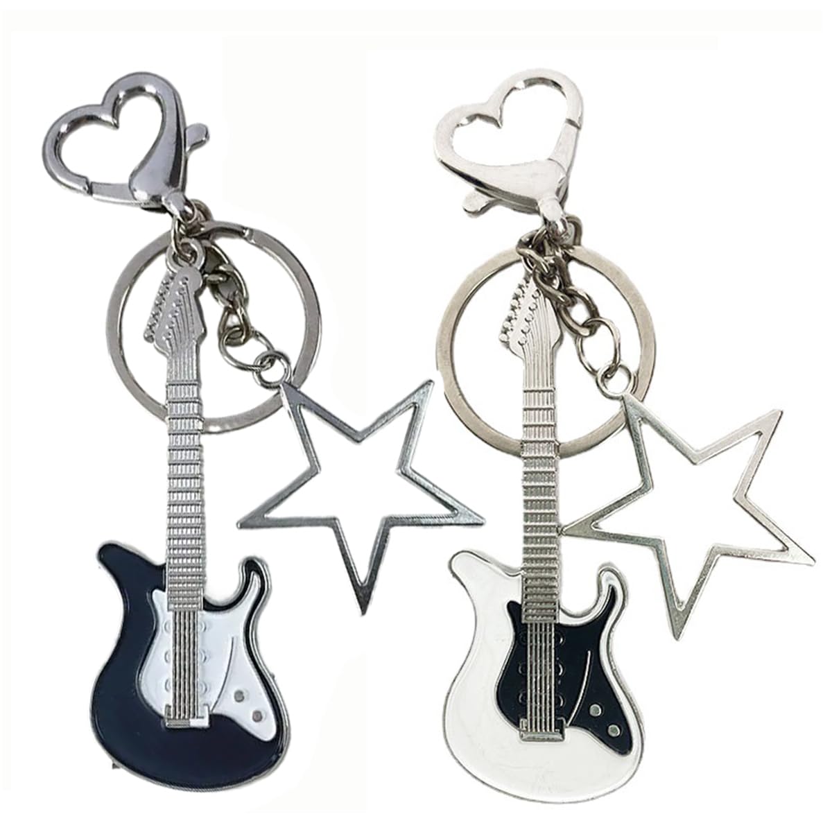 AGEN KGEN Aesthetic Y2K keychains Cute Butterfly Star Strawberry Bear Guitar Keychains Charms for Women Bag Purse Gifts