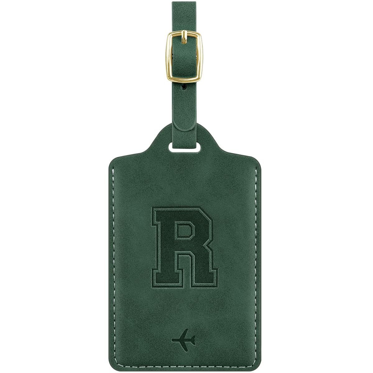 Luggage Tags for Suitcase Personalized Initial Leather Bag Tags