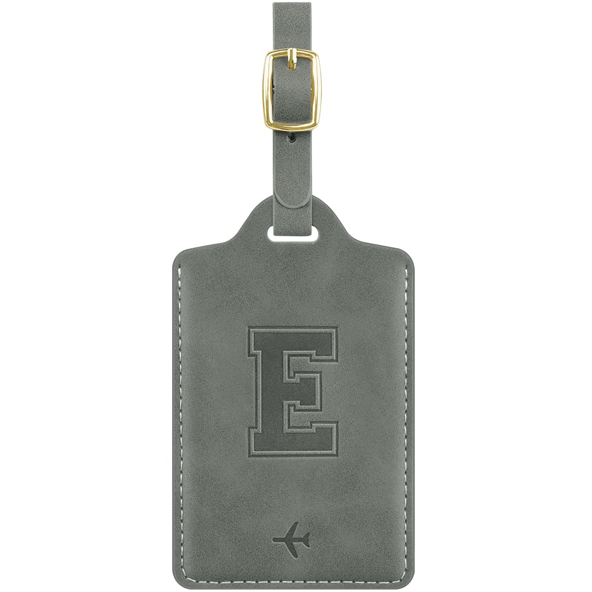 Luggage Tags for Suitcase Personalized Initial Leather Bag Tags