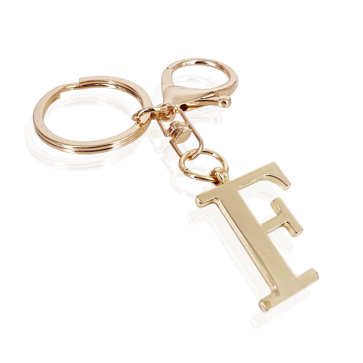 LAXPICOL Initial Letter A-Z Keychain For Women,Bag Purse Backpack Charm