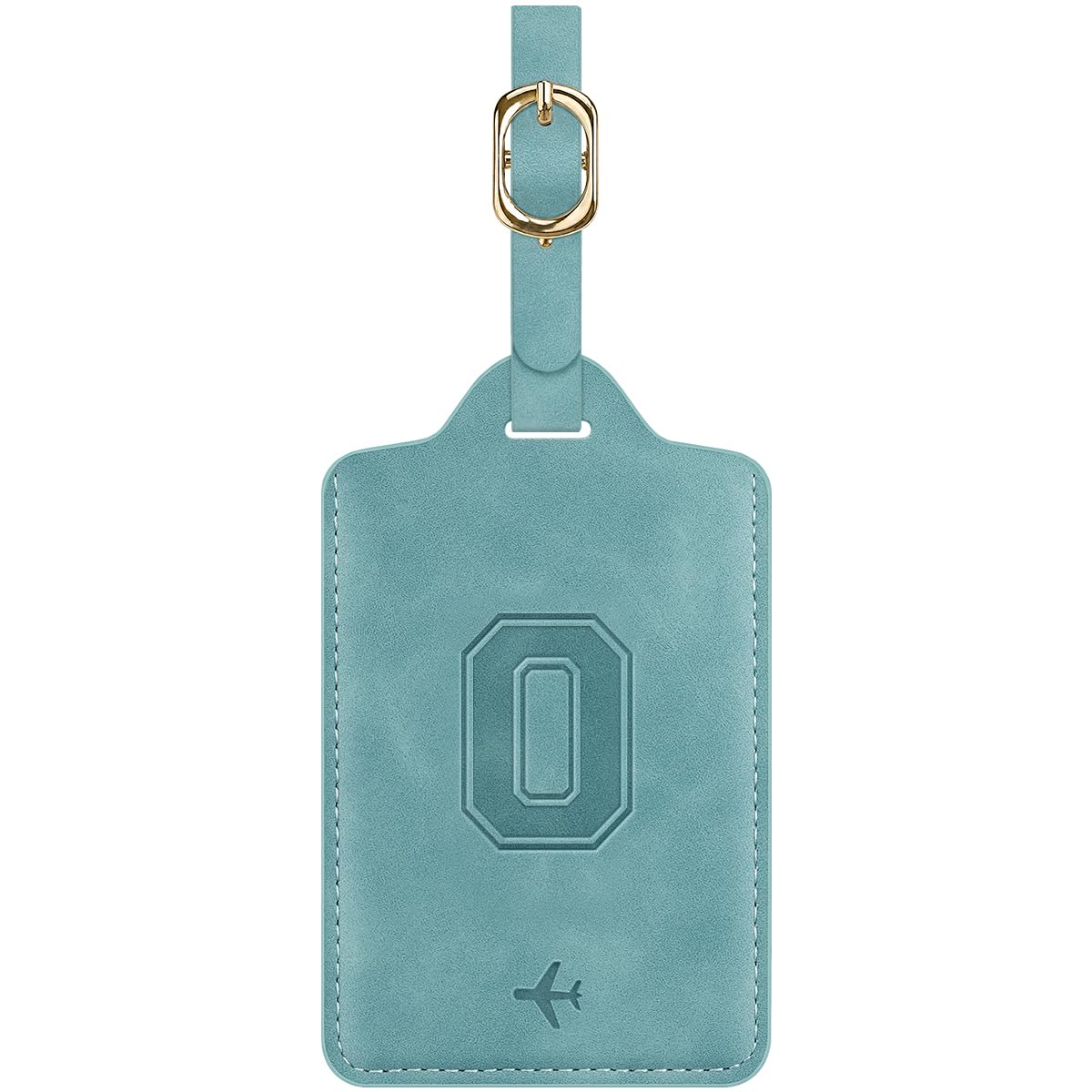 Luggage Tags for Suitcase Personalized Initial Leather Bag Tags