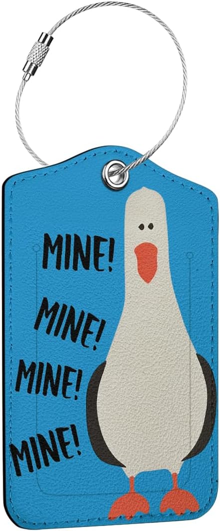 Luggage Tags for Suitcases, Mine Mine Seagull Suitcase Identify Labels