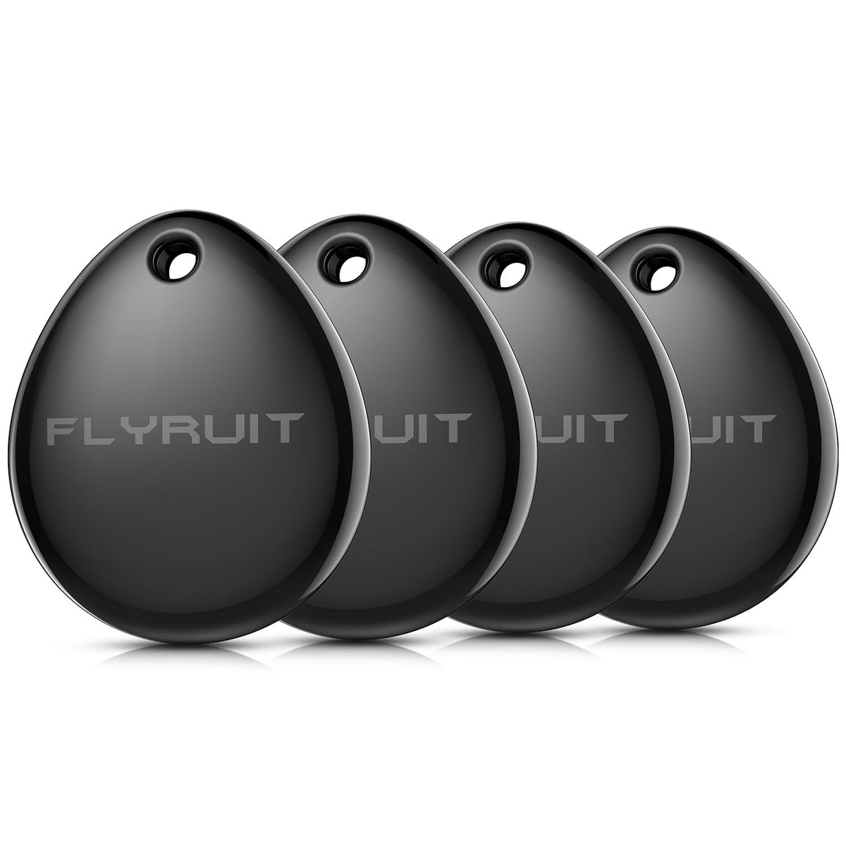 Air Tracker Tags-4 Pack for Apple Find My, iOS Only, Official MFi Certified