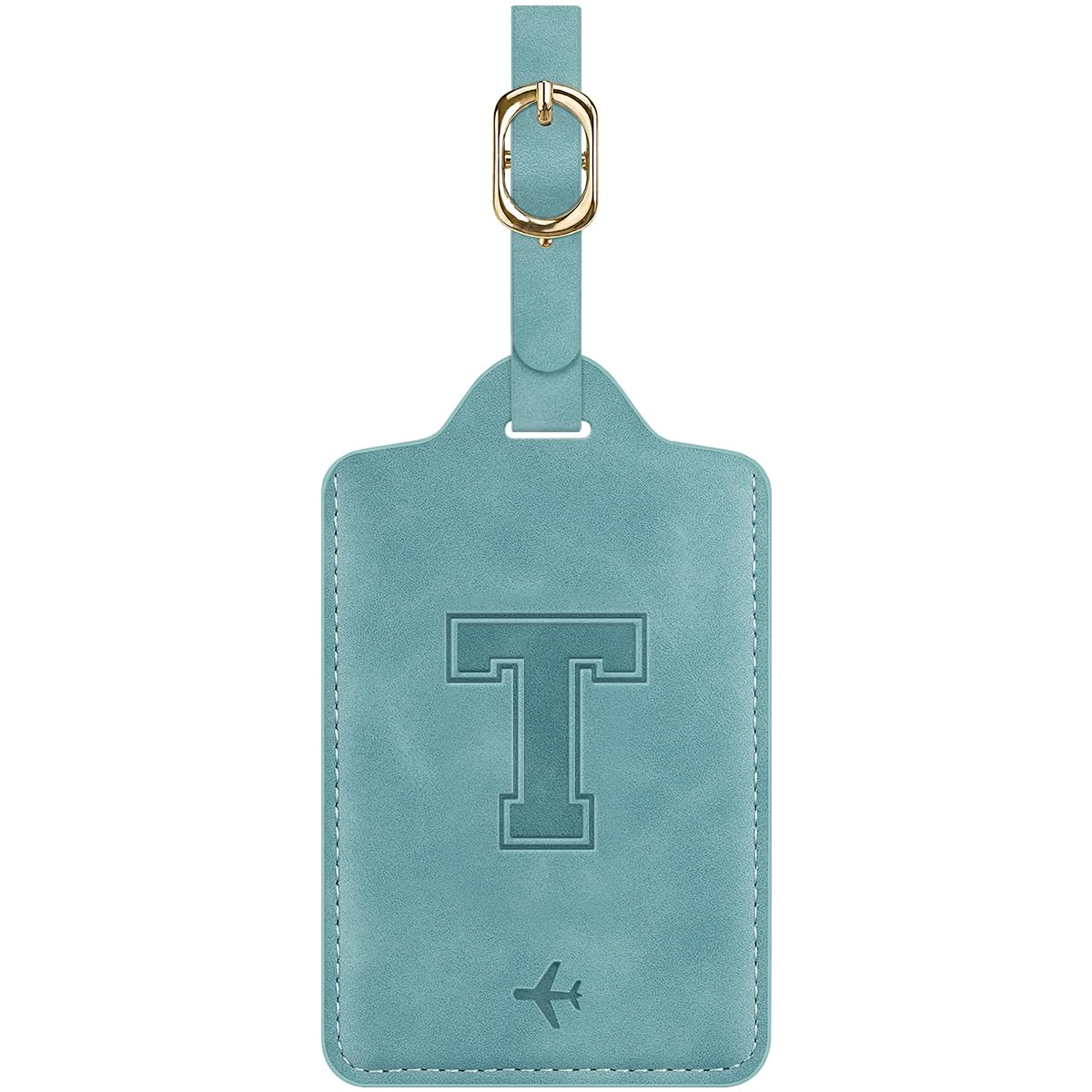Luggage Tags for Suitcase Personalized Initial Leather Bag Tags