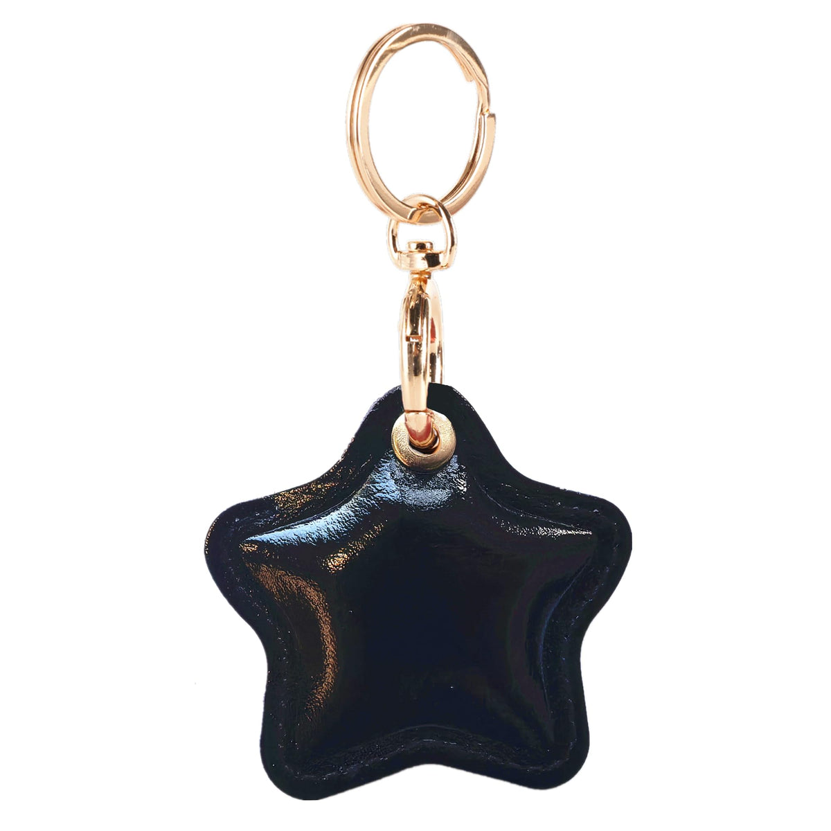 BORKUANA PU Leather Keychain Holder Protective Case Compatible with AirTag