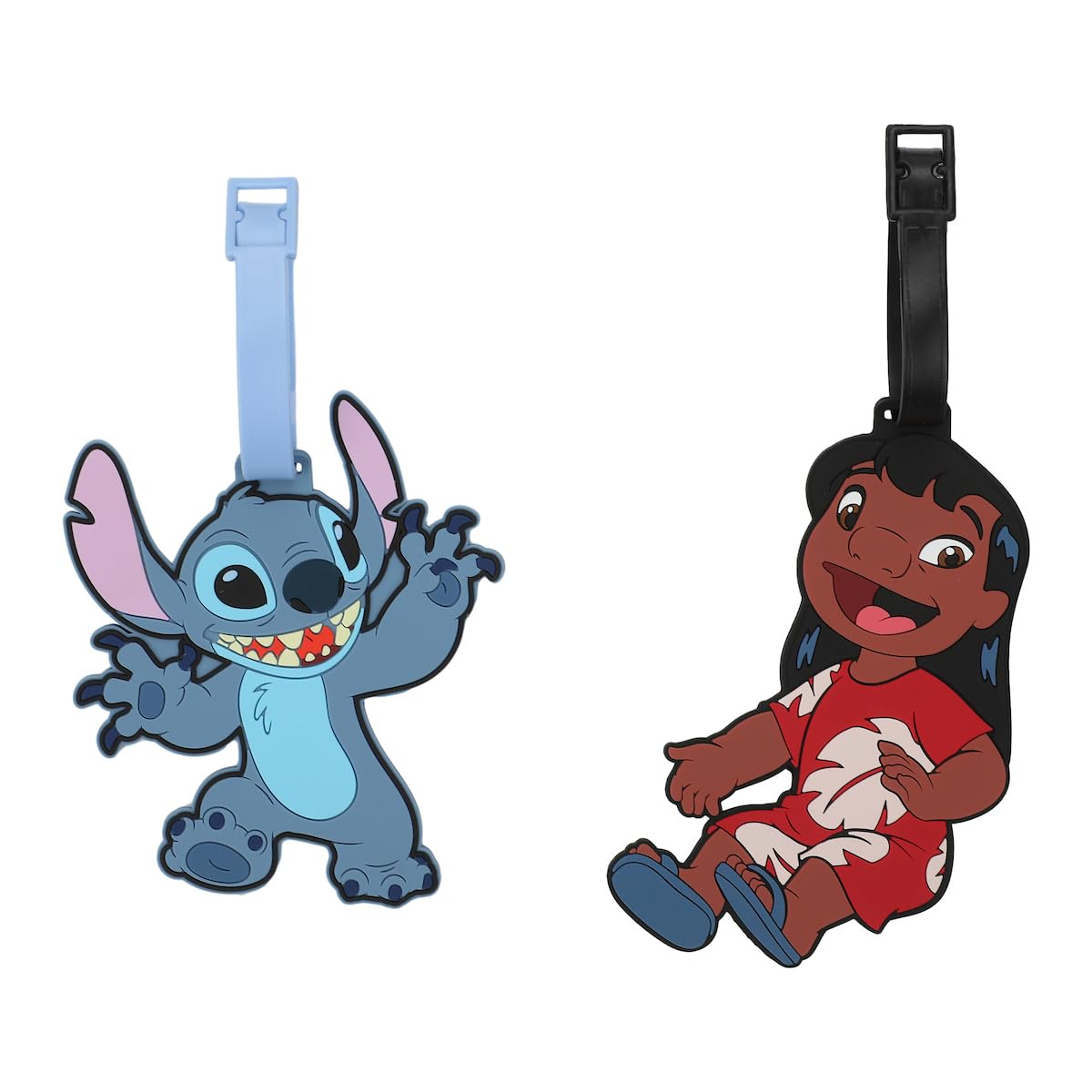 Hello Kitty 2pc Youth Luggage Tag Set - Molded Rubber with Printed ID Card