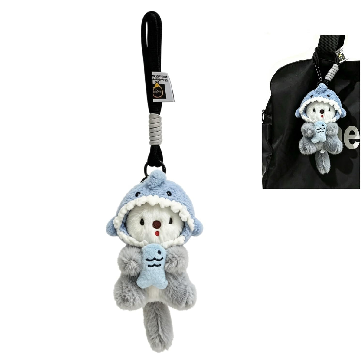 Otter Keychain Charm & Bag Charm - Cute Keychain Ring for Bags Backpacks Otter stuff - for Animal Lovers