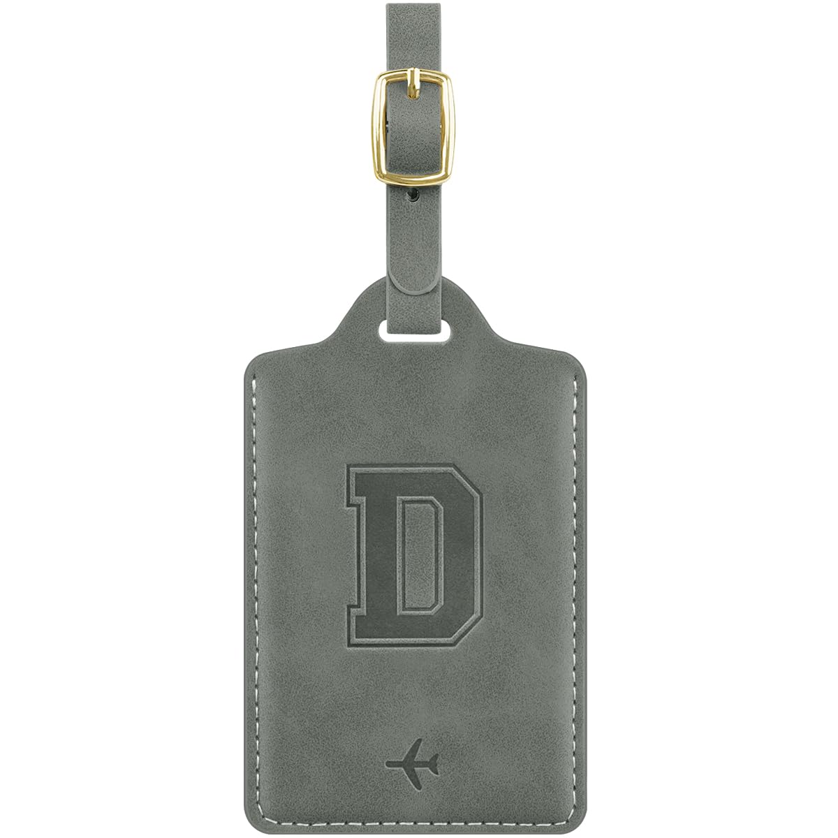 Luggage Tags for Suitcase Personalized Initial Leather Bag Tags