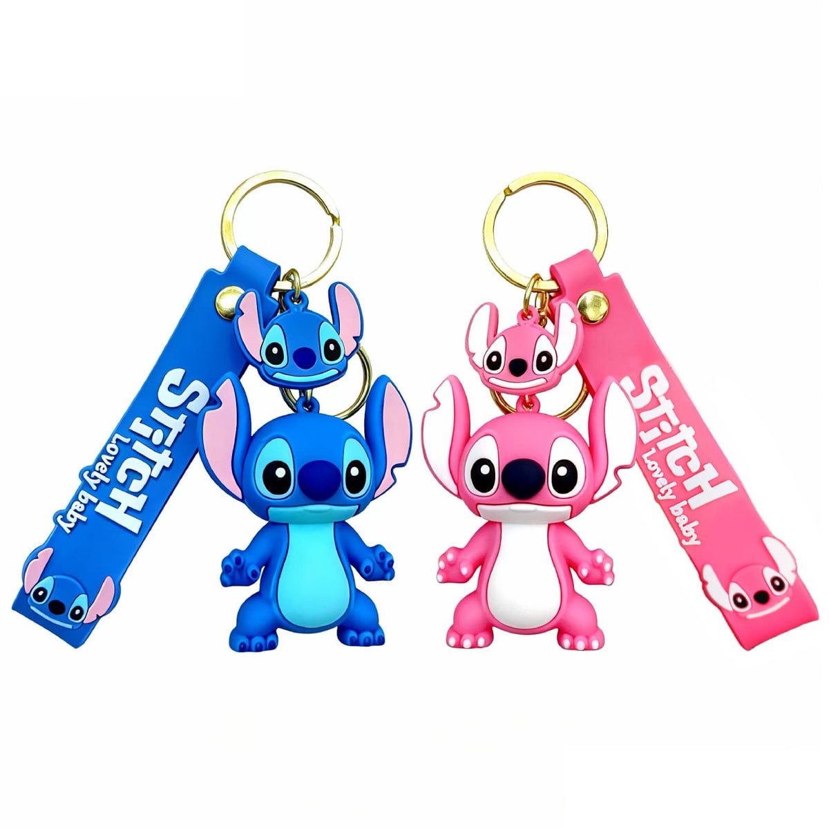 Cute Cartoon Keychain - Kawaii Wristlet Key Chain for Backpacks & Car Charms Accessories