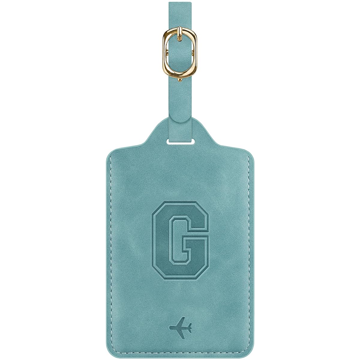 Luggage Tags for Suitcase Personalized Initial Leather Bag Tags