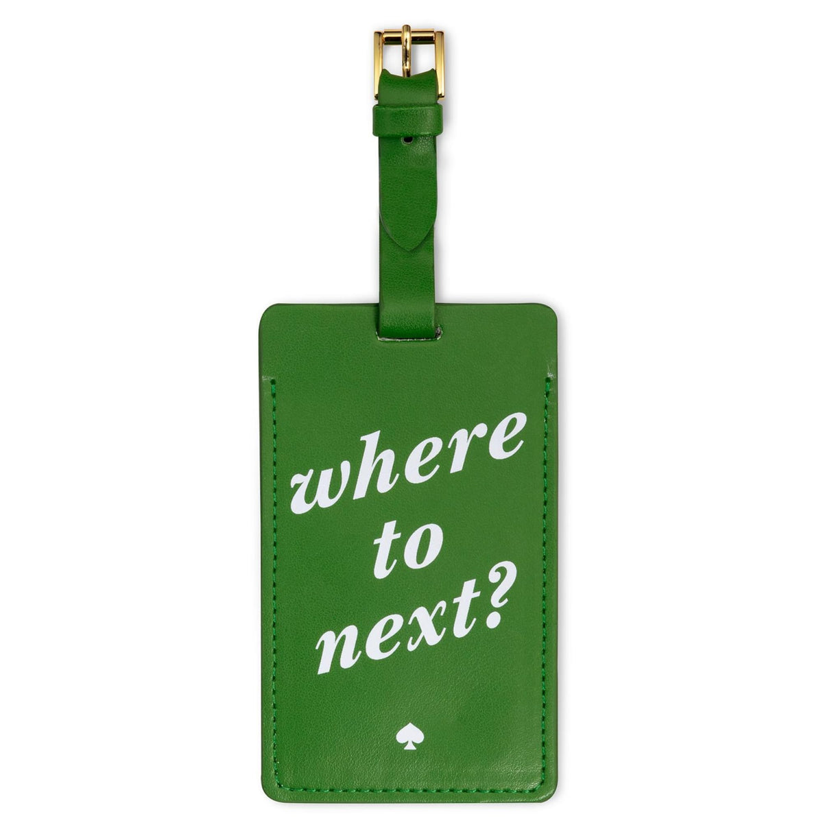 kate spade new york Leatherette Luggage Tag, Enchanted Stripe