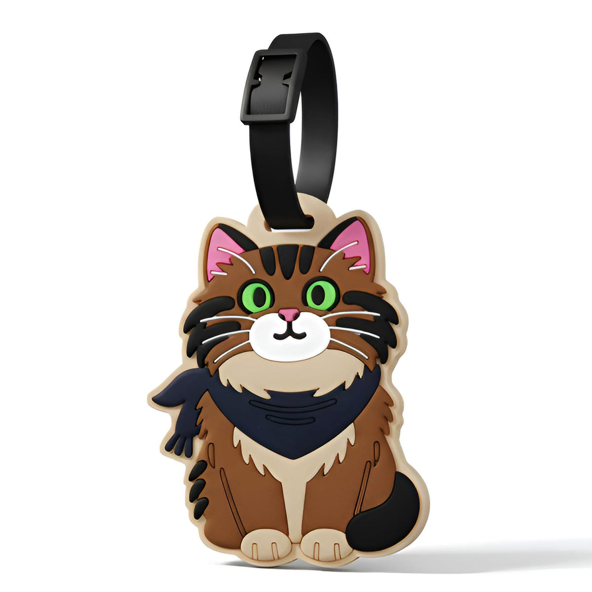 Luggage Tags for Suitcases, British Shorthair Cat Carry-On Silicone ID Tag