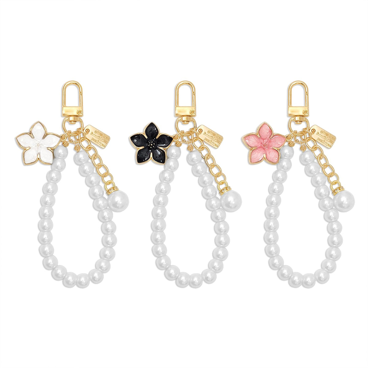 AGEN KGEN Cute Flower keychains for Women, Aesthetic Keychain Charms, Bag ＆ Purse Charms for Handbags ＆ Backpacks Accessories