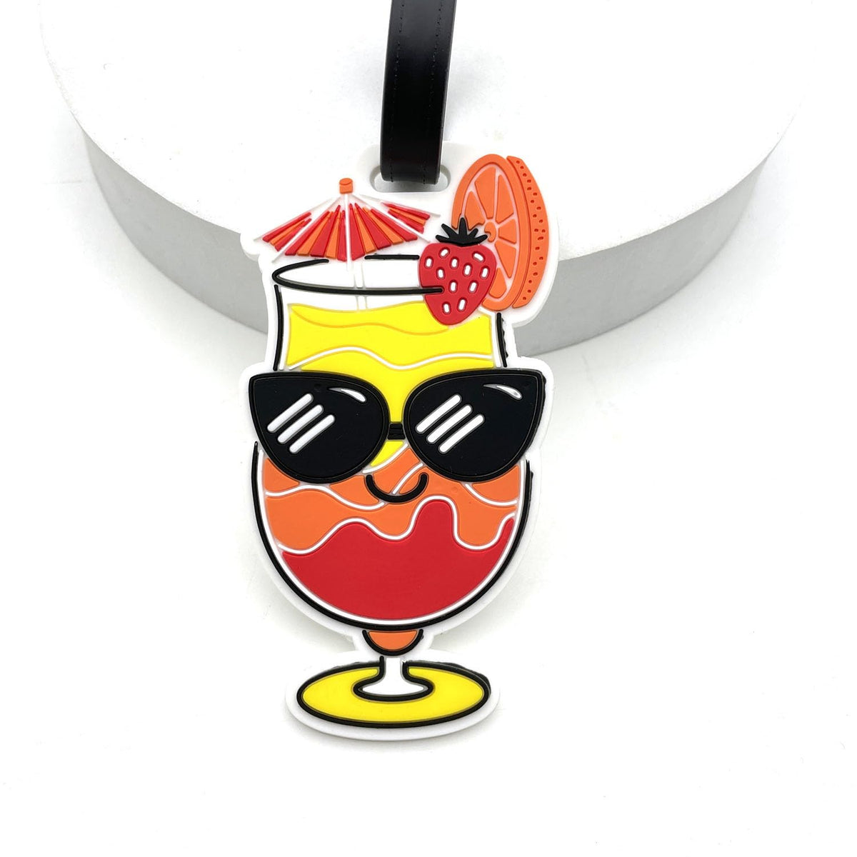 Cute Silicone Luggage Tag Funny Fruit Travel Bag Tags (Avocado)