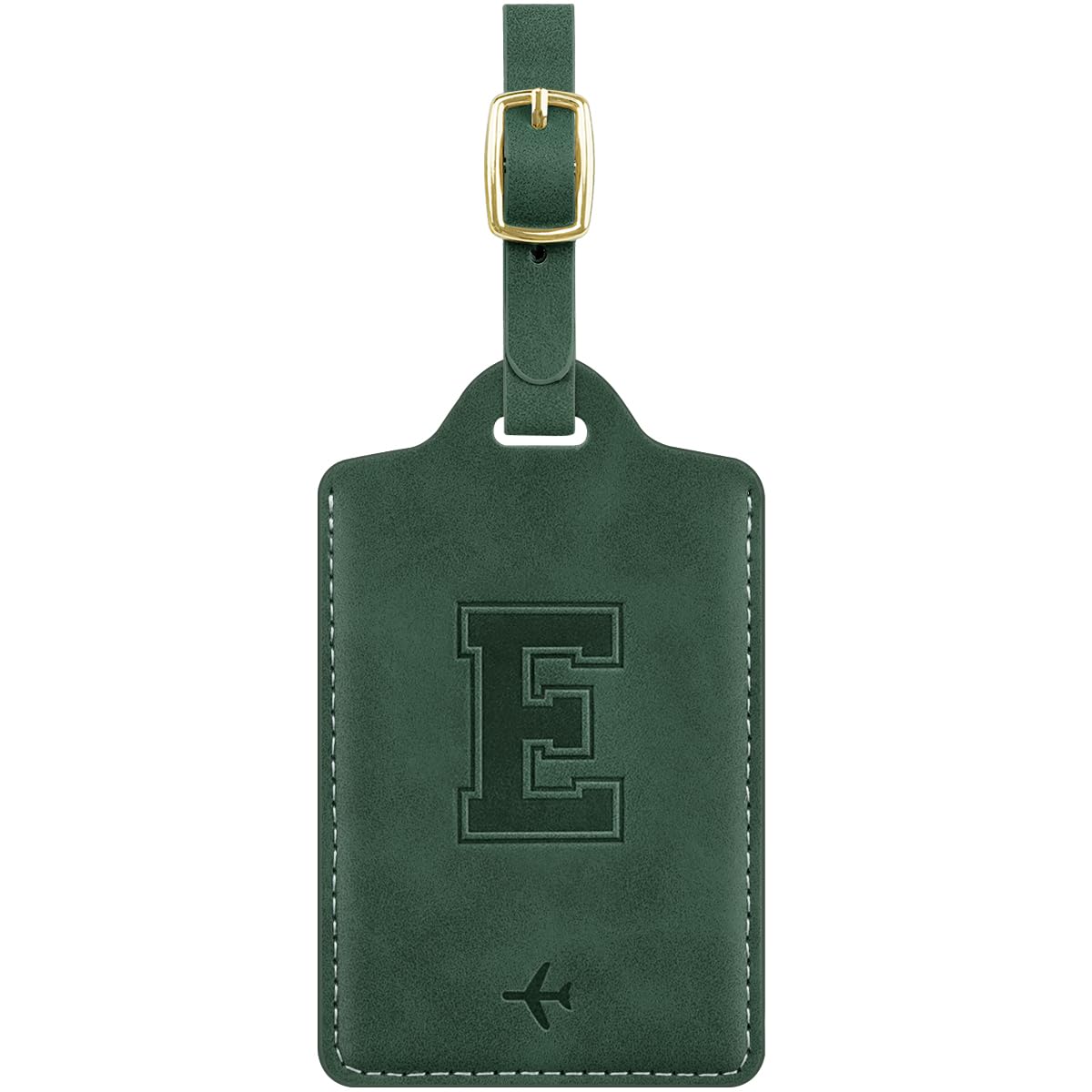 Luggage Tags for Suitcase Personalized Initial Leather Bag Tags