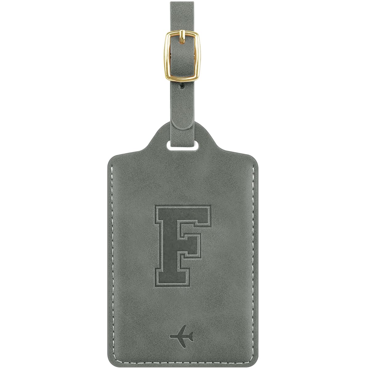 Luggage Tags for Suitcase Personalized Initial Leather Bag Tags