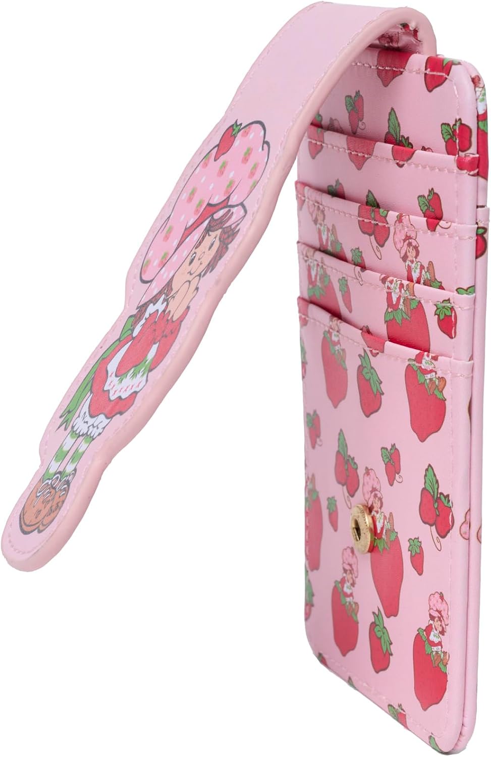 Strawberry Shortcake Card Holder Women Slim Wallet Pink