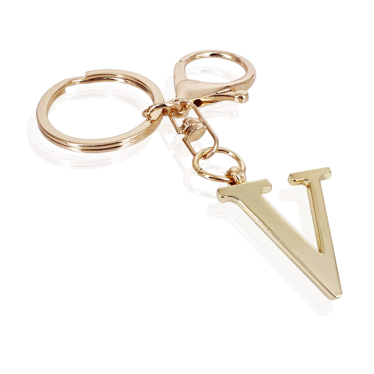 LAXPICOL Initial Letter A-Z Keychain For Women,Bag Purse Backpack Charm